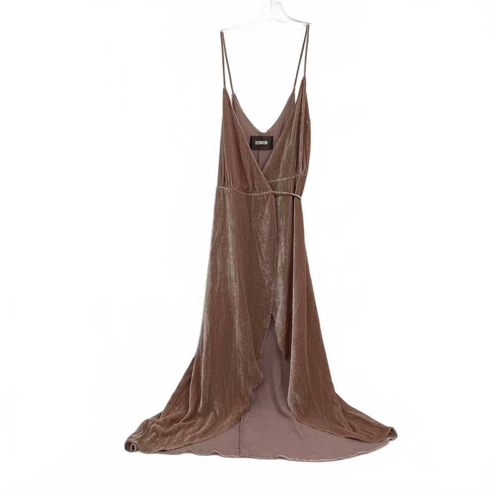 Reformation Velvet Pink Wrap Dress | Regular S, US Made